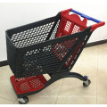 Hot Sale Big Size Plastic Supermarket Shopping Trolley Cart